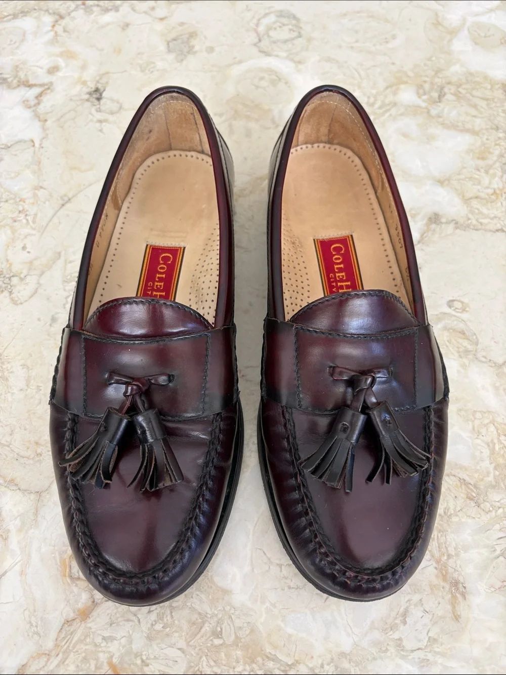 Cole Haan Leather Tassel Loafers Made in USA Women’s 10.5 (men’s 8.5D) Unisex